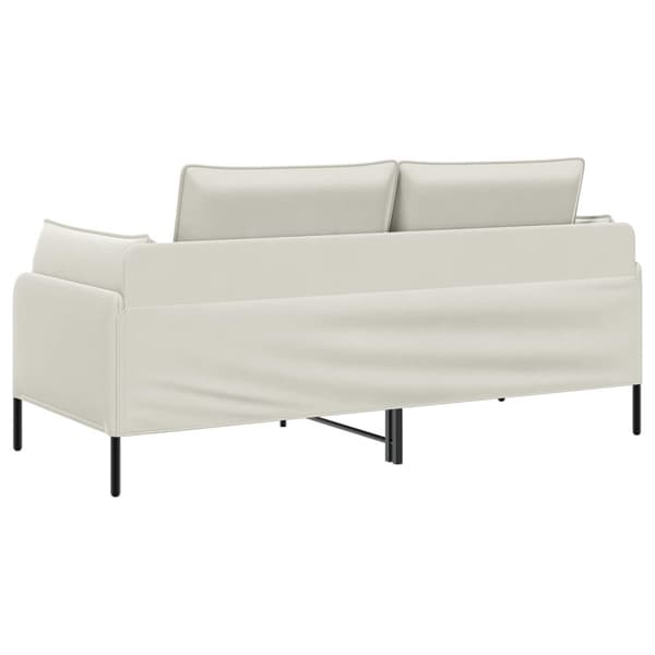 2-sits soffa 2-sits Gräddvit 188 x 81 x 89 cm Sammet