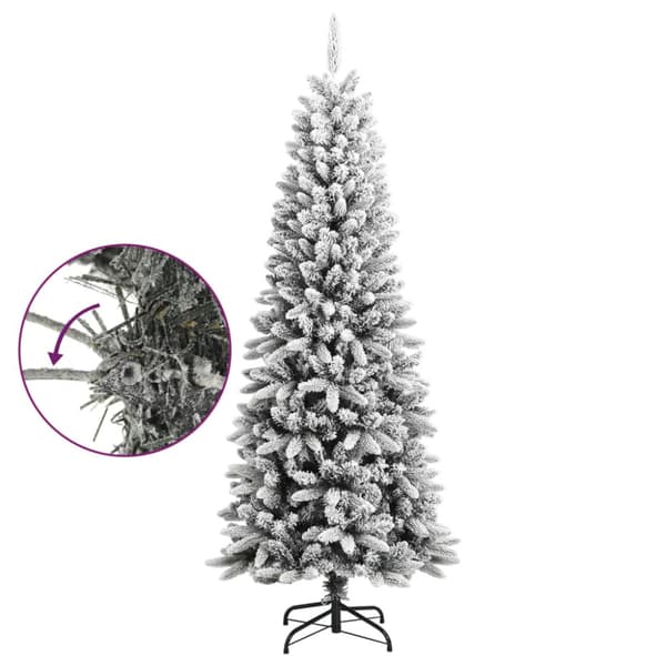 Plastgran med snö 180 cm PVC&PE