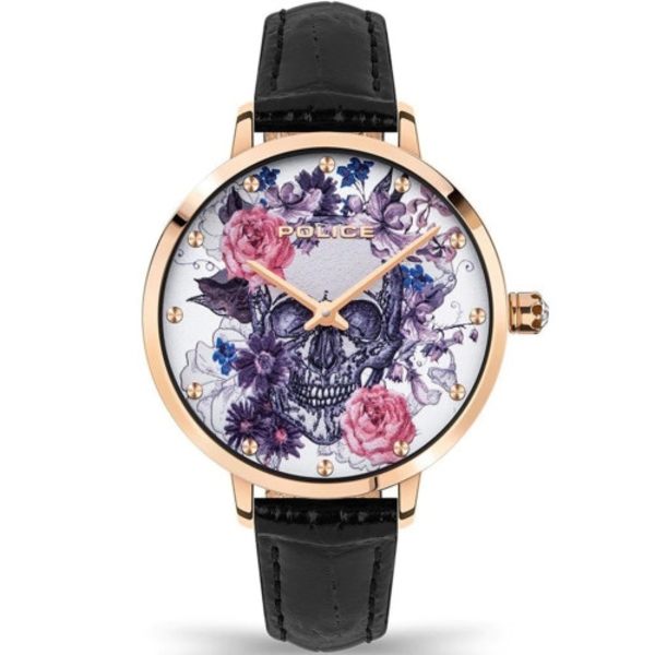 POLICE PL16032MSR-01 - Quartz Klocka Dam (36MM)