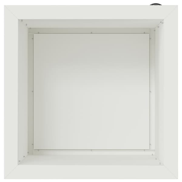 Odlingslåda med LED 2 st Vit 40 x 40 x 40 cm Stål