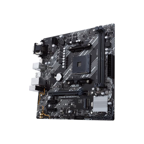 ASUS PRIME B450M-K II - moderkort - micro ATX - Socket AM4 - AMD B450