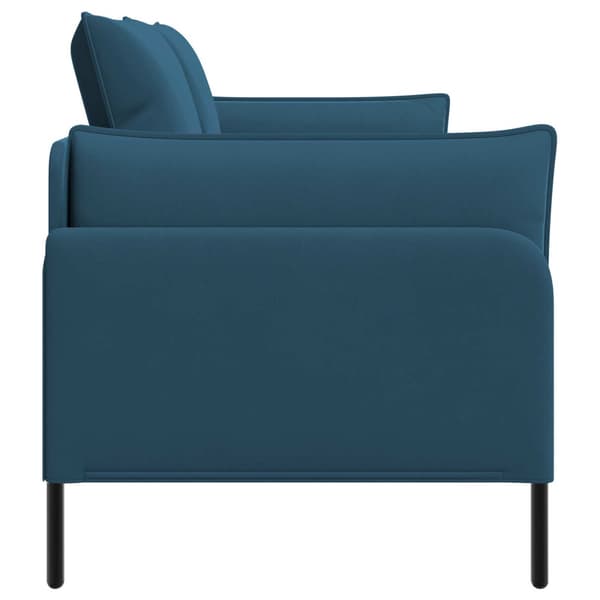 2-sits soffa 2-sits Blå 188 x 81 x 89 cm Sammet