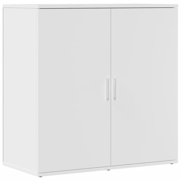 Skänk vit 79x38x80 cm konstruerat trä
