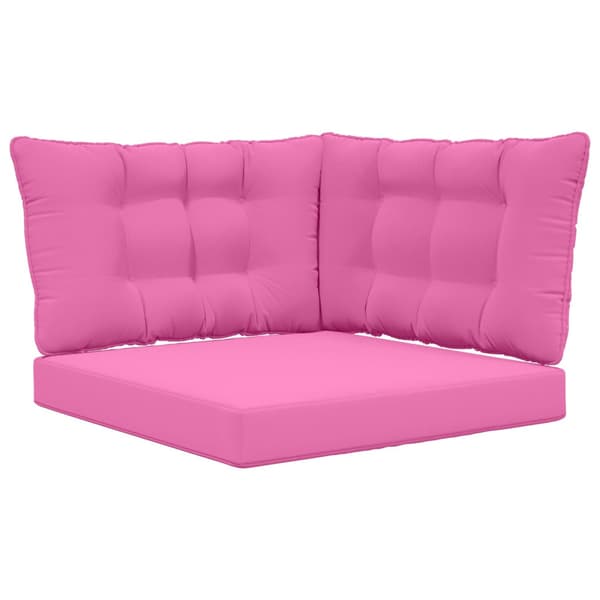 Utomhus Soffa Kudde 3 pcs Rosa Polyester