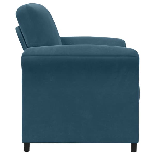 En-sitssoffa Blå 88 x 83 x 95 cm Sammet