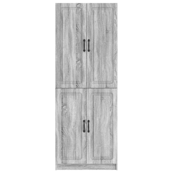 Skåpset 2 pcs Konstruerat trä