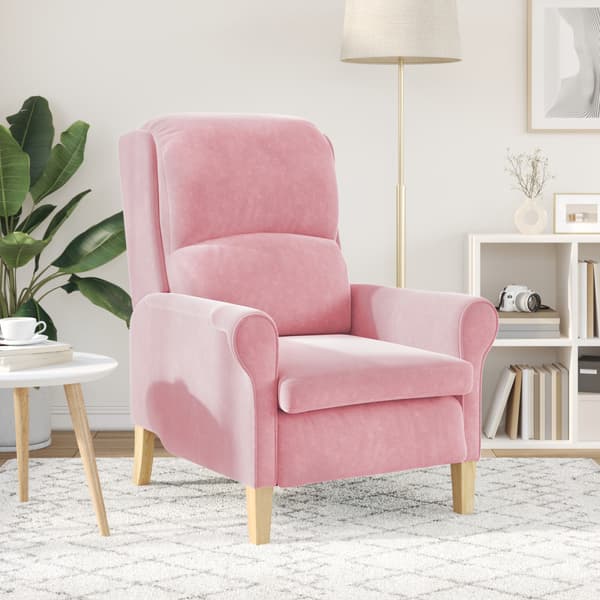 fåtölj Rosa Sammet