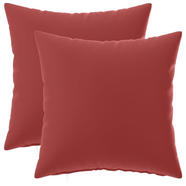 Kuddöverdrag 2 st HEERLEN Vinröd 35 x 35 cm Polyester