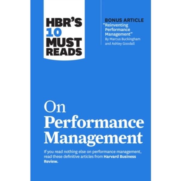HBR's 10 Must Reads on Performance Management (inbunden, eng)