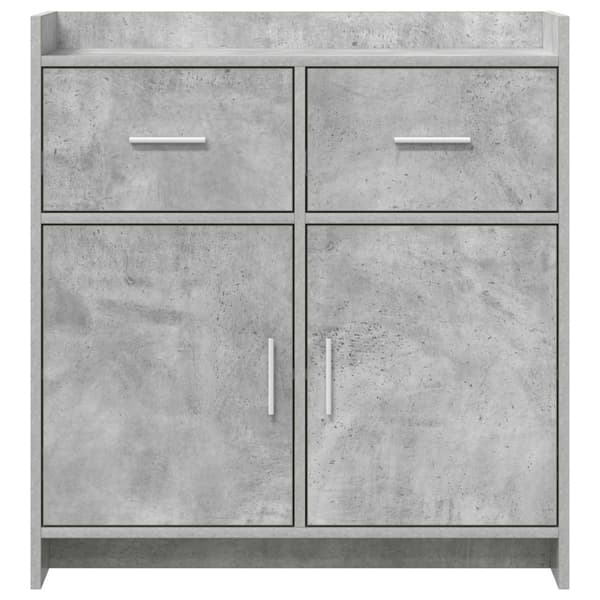Sideboard Betonggrå 75 x 36 x 80 cm Konstruerat trä