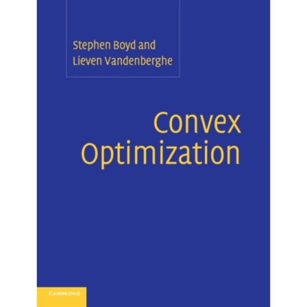 Convex Optimization (inbunden, eng)