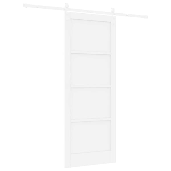 Skjutdörr ORKDAL 83 x 211 cm Konstruerat trä Vit