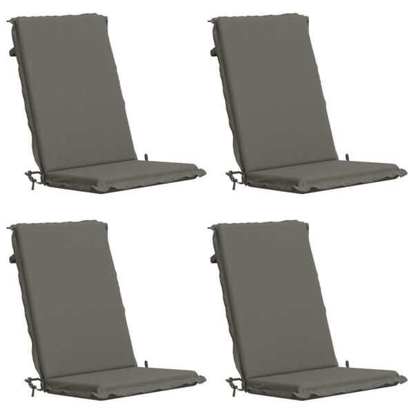 4-delade Hög rygg Bhair Kuddar GEMERT 4 st 100% Polyester Grå