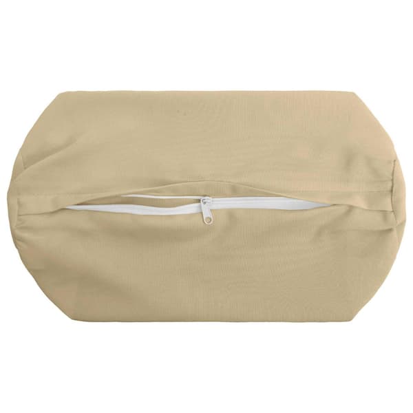Kuddöverdrag 6 st HEERLEN Beige Ø 15 x 40 cm Polyester