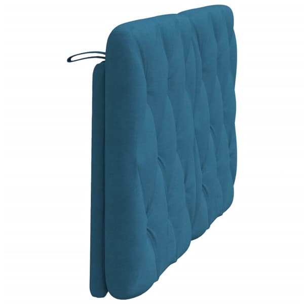 Headboard Cushion Blue 120 cm Velvet