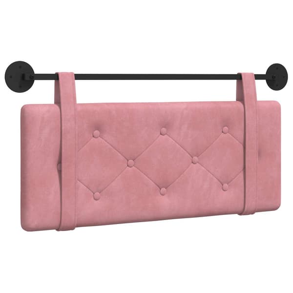Hängande Huvudgavel Rosa Sammet