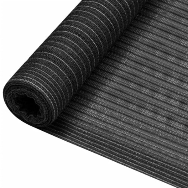 Insynsskyddsnät antracit 1x10 m HDPE 150 g/m²