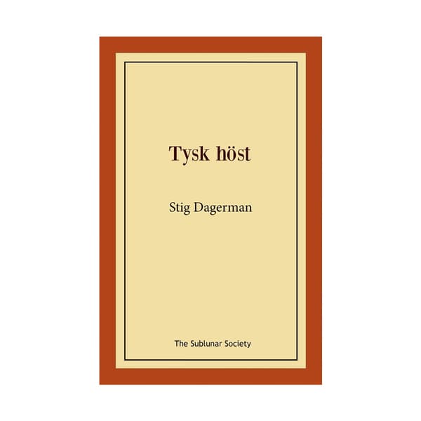 Tysk höst (häftad)