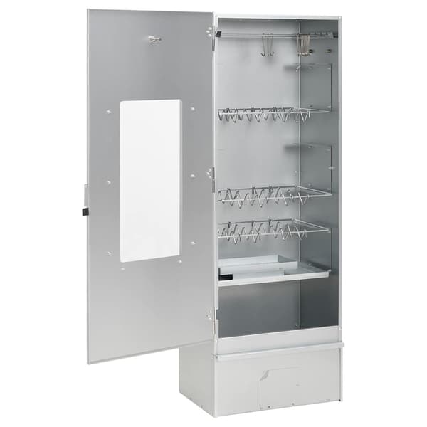 Röko 3 st 44,5 x 29 x 110 cm Galvaniserat stål Silver