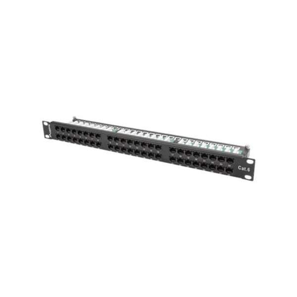 Lanberg PPU6-1048-B - patch-panel - 1U - 19"