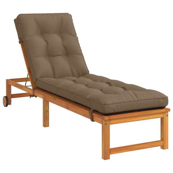 Solstol Kudde VIANEN 100% Polyester Taupe 200 x 55 x 8 cm
