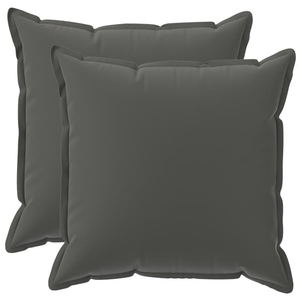 Kudde med kudde HOUTEN 2 st Antracit Polyester