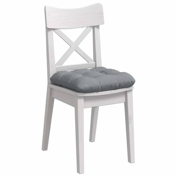 Sittkuddar 4 pcs Ljusgrå 45 x 45 x 12 cm tyg