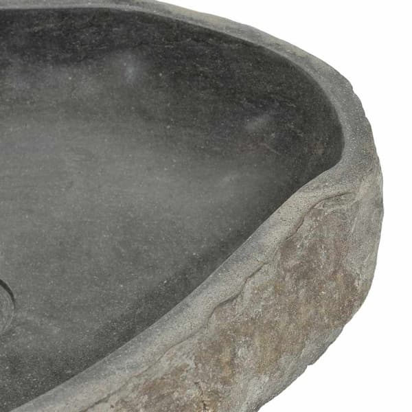Handfat flodsten oval (45-53)x(34-41) cm