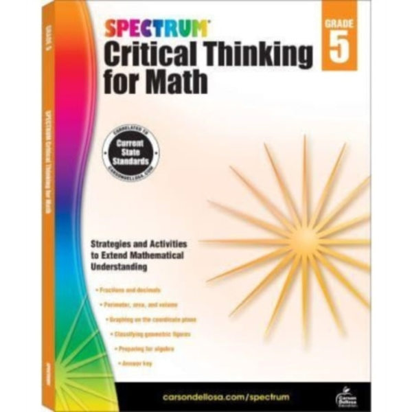 Spectrum Critical Thinking for Math Gr 5 (häftad, eng)
