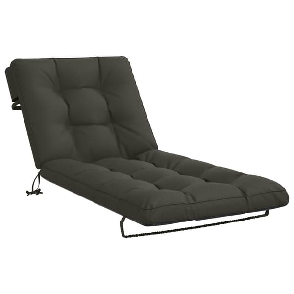 Solstol Kudde VIANEN 100% Polyester Antracit 200 x 80 x 8 cm