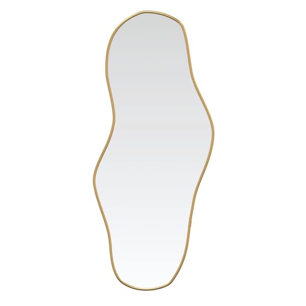 Väggspegel guld 60x25 cm