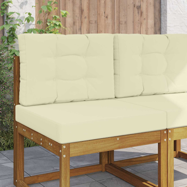 Utomhus Soffa Kudde 2 pcs Kräm Polyester