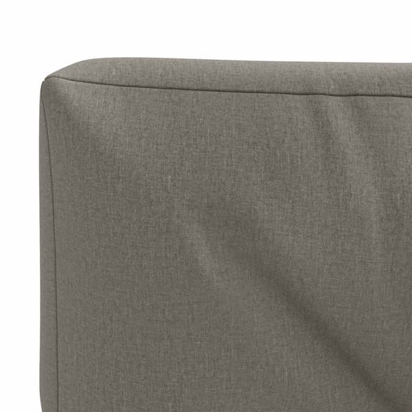 Pallryggkudde VIANEN 100% Polyester Grå 120 x 40 x 12 cm