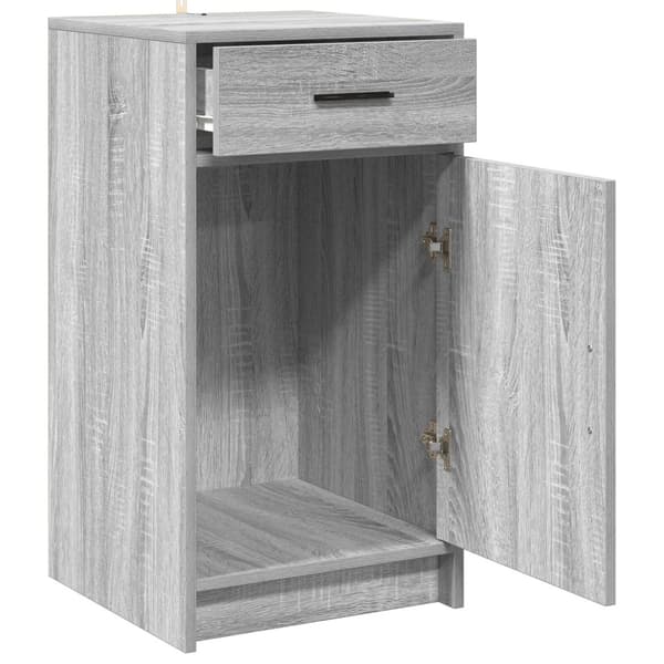 Sideboard med låda Grå Sonoma 40 x 40,5 x 75 cm Konstruerat trä