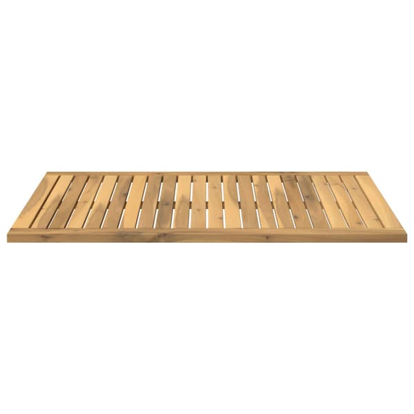 Bordsskiva 88,5 x 55 x 2 cm Rektangulär Massivt Akaciaträ Vit