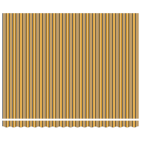 Utdragbar markis Flerfärgsdesign 400 × 300 cm