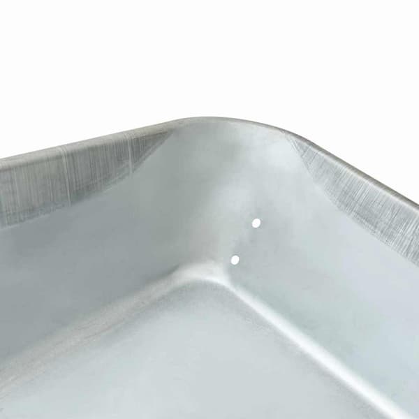 Skottkärra Bricka Ersättning Silver 90 x 63 x 28 cm Stål