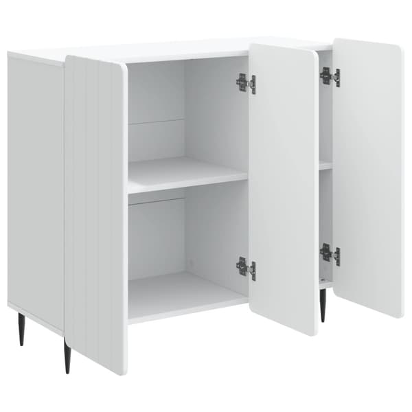 Sideboard Vit 89 x 34,5 x 82 cm Konstruerat trä