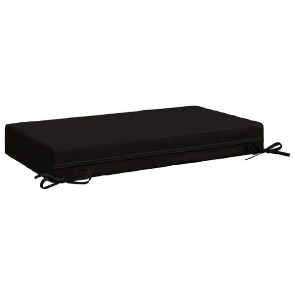 Sittkudde SOEST 100% Polyester Svart 70 x 40 x 10 cm