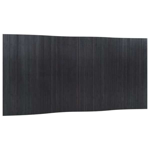 Rumsavdelare grå bredd 400 cm höjd 165 cm bambu