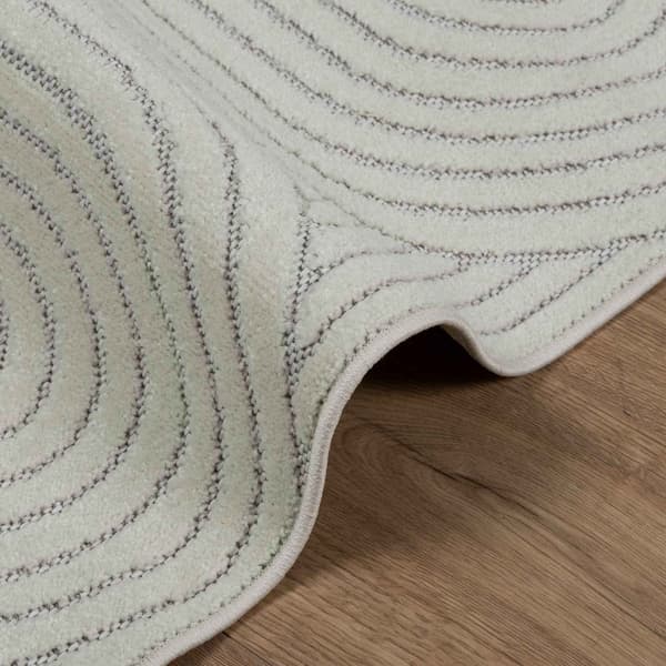 Områdesmattor Rektangulär PALMERAS Grön 240 x 340 cm Polyester