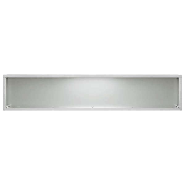 Trädgårdsplanterare Silver 100 x 20 x 20 cm Galvaniserat stål