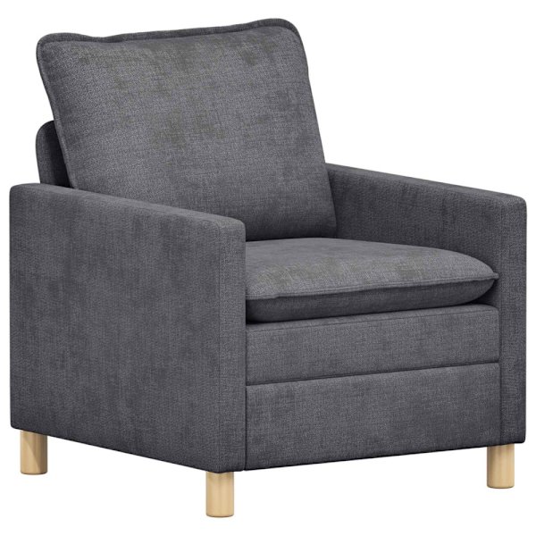 Soffset 2 pcs Mörkgrå Polyester