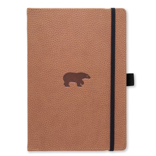 Dingbats* Wildlife A5+ Graph - Brown Bear Notebook