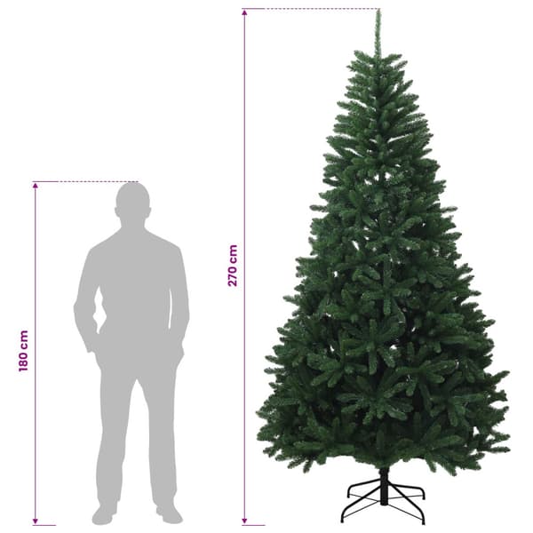Plast Hingad Julgran 270 cm PVC Medium Grön