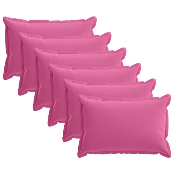 Kuddöverdrag 6 st HOUTEN Rosa 50 x 75 cm Polyester