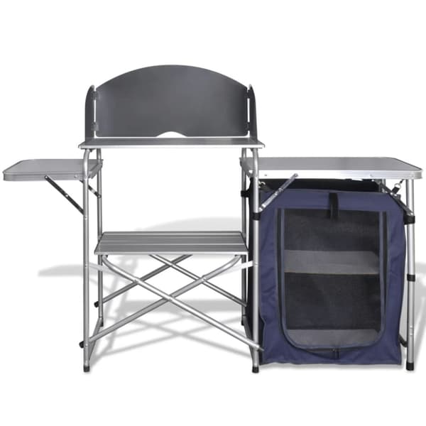 Campingkök med vindskydd i aluminium