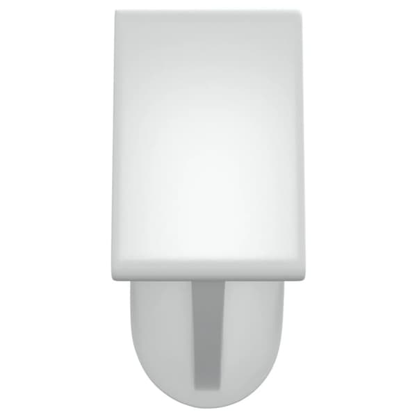 Gardinskenor 2 st vit och silver 40-60 cm aluminium