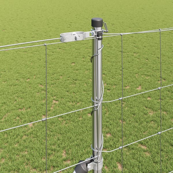 Stängselstolpe Galvaniserad 25 x 1,5 m Stål