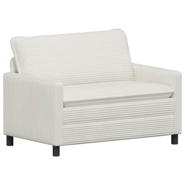 Soffa Gräddvit 126 x 81 x 87,5 cm Polyester